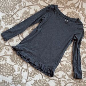 Susina Blue Gray Long Sleeve Top 💙🩶 Sz Extra Small